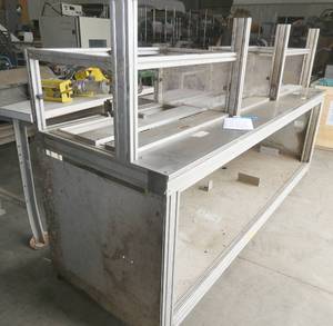 lot 17 image: Aluminum slot table structure to make your custom piece