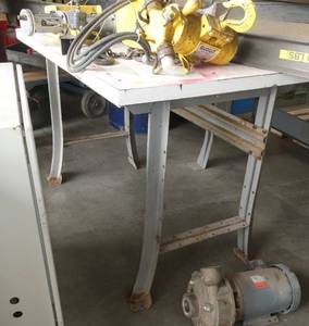 lot 18 image: Garage work table 30x48 x 34 tall