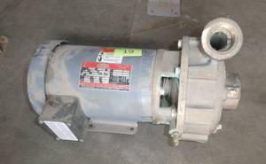 lot 19 image: 3hp 3ph Dayton motor  Pump