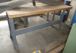 lot 20 image: Garage work table 30x60 x 34 high