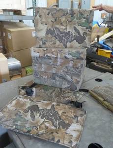 lot 32 image: 6 deer stand cushions 10x15