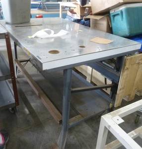 lot 58 image: work table 36x60x34 tall