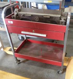 lot 60 image: Rolling cart 16x30x36 tall (does not include the brake)