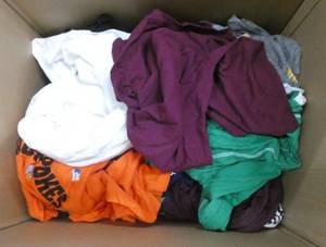 lot 83 image: 46 Adult tshirts all sizes