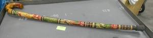 lot 110 image: Vintage wood carved cane