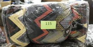 lot 115 image: Pack of 12 Lined Leggings - Zigzag pattern