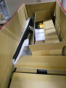 lot 137 image: Fellowes underdesk keyboard tray, and 2 cases of register tape 3-18 wide