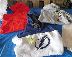 lot 156 image: 3 Youth Large sweatshirts
