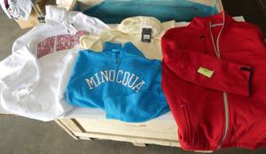 lot 163 image: Womens Large group of hoodies, jacket