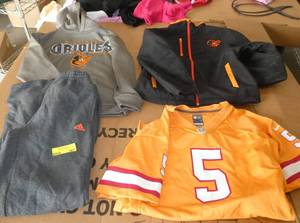 lot 167 image: Boys XL pants, jacket, hoodie, shirt