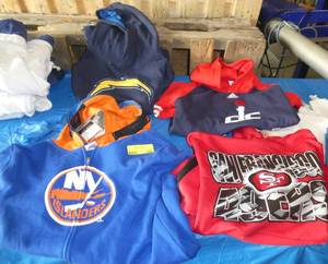 lot 168 image: 4 Boys hoodies Large