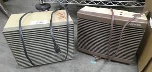 lot 199 image: 2 small desk heaters - both work