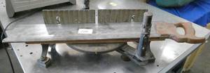 lot 204 image: Vintage Stanley mitre saw