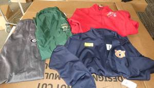 lot 214 image: Mens size Large pants and jackets