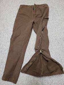 lot 18 image: New Five Brothers Lined Insulated Cotton Duck OutdoorWork Pants - 37 x 31 Mens