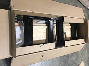 Husky 6 ft. Folding Adjustable Height Solid Wood Top Workbench in Black Customer Returns See Terms on Auction