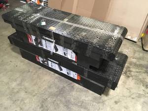 Lot of 2 Assorted Truck Tool Boxes Customer Returns See Terms on Auction