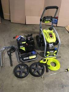 Lot of 2 Mixed Assorted Ryobi Pressure Washers Customer Returns See Terms on Auction
