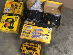 Lot of 2 Assorted Dewalt Items Various Models and ConditionsCustomer Returns See Terms on Auction