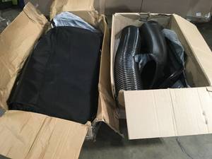 Lot of 2 Assorted Lawn Mower Bagger Customer Returns See Terms on Auction