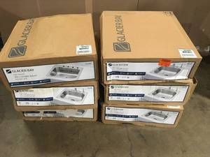 Lot of Assorted Glacier Bay Kitchen sinks  Customer Returns See Terms on Auction