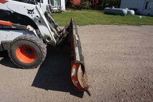 lot 11 image: Monroe Brand 12 Snow PlowPush Blade With Cat 908 Wheel Loader InterfaceMount
