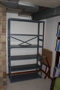 Metal Shelving Unit