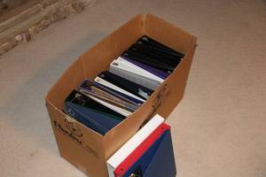 Lot of (25) 3-Ring Binders