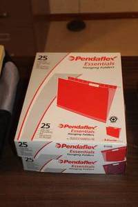 Lot of (2 Boxes) Pendaflex Essentials Letter Size Hanging File Folders