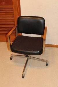 Vintage Rolling Office Arm Chair
