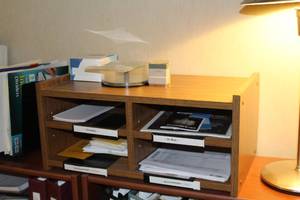 Paper Holder Shelving Unit 4-shelf
