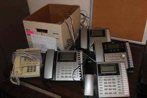 Lot of (1 Box) Telephones