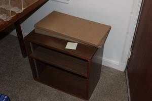 Wooden Paper Shelving Unit
