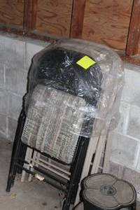 Lot of (5) Metal Folding Chairs