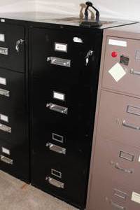 Metal Fireproof File Cabinet 4-drawer with Keys