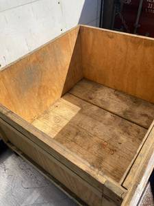 Wooden Gaylord Crate