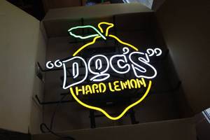 lot 12 image: Docs Hard Lemon Neon Light