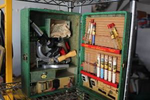lot 103 image: Vintage Gilbert Microscope with Case