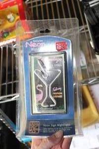 lot 114 image: Flamingo Bar & Grill Neon Sign Nightlight (in original packaging)