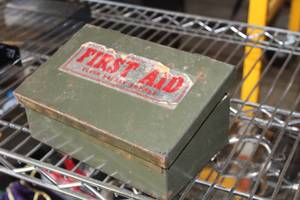 lot 131 image: Vintage First Aid Kit