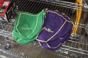 lot 139 image: Lot of (10) Crown Royal Spirit Bottle Bags