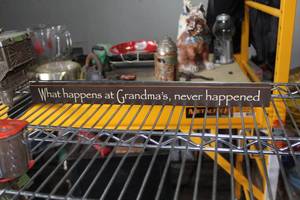lot 135 image: 18 Wooden Sign