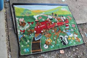lot 141 image: Vintage Disney Hanging Rug