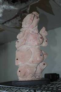 lot 71 image: Fish Table Statue