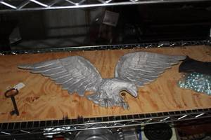 lot 219 image: 28 Eagle Cast Iron Wall Dcor