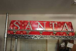 lot 214 image: Santa Steel Stocking Hanger
