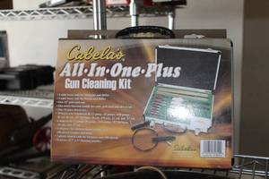 lot 258 image: Cabelas All-In-One-Plus Gun Cleaning Kit (in box)