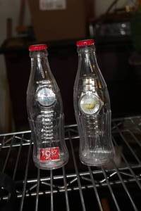 lot 275 image: Lot of (2) Coca-Cola Bottle Wrist Watches