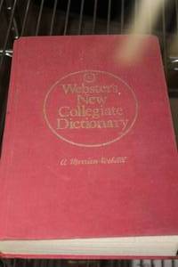 lot 269 image: Websters New Collegiate Dictionary