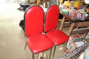 lot 287 image: Lot of (2) Vintage Ballroom Chairs